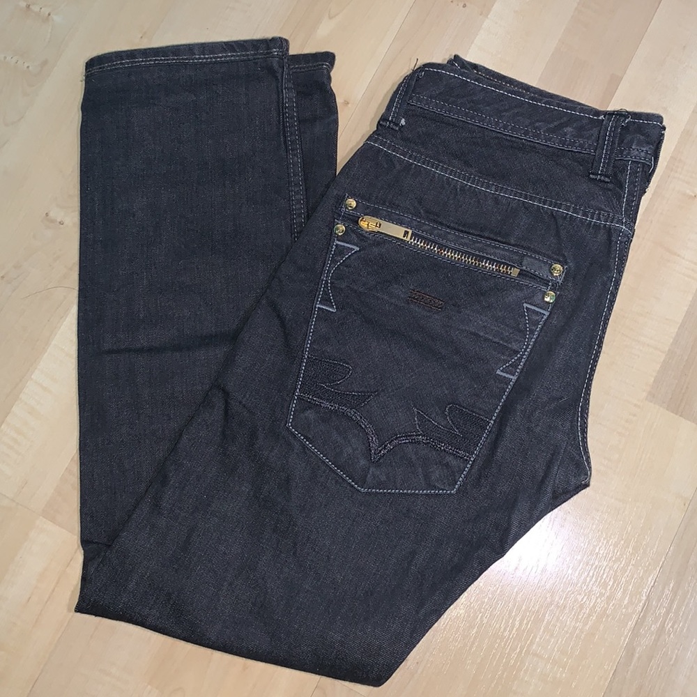 TAKESHY KUROSAWA Retro Japanese Rocker Made in Italy Jeans - Picture 4 of 8